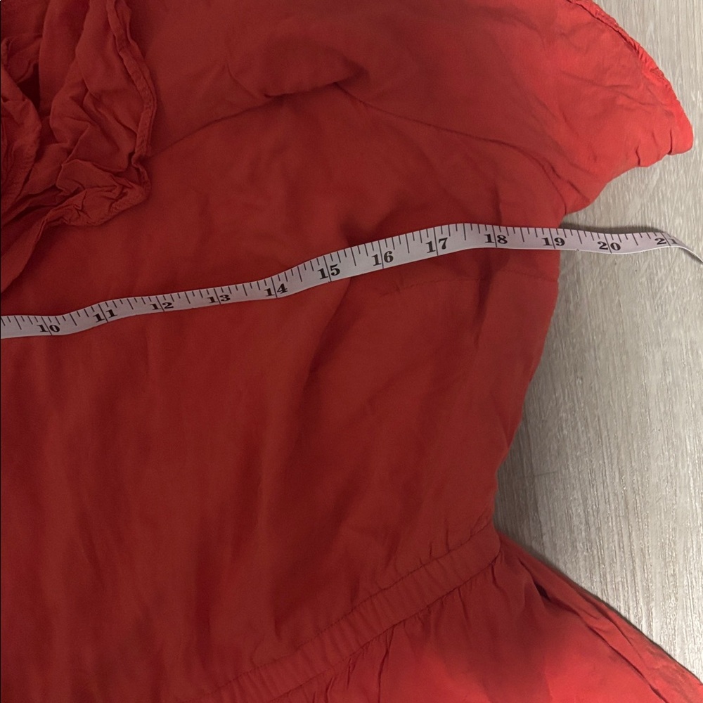 Torrid Elegant Coral Ruffle Dress - Picture 3 of 3